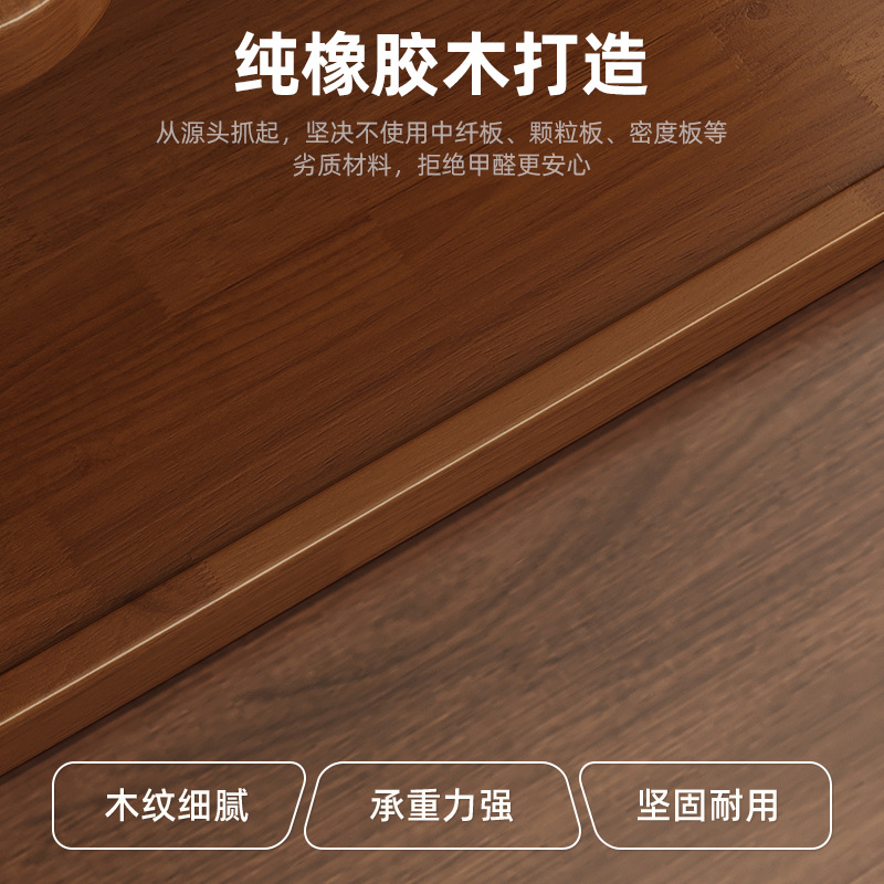 Estantes de madera sólida escritorio de madera log viento cosméticos estantes de almacenamiento multicapa productos de cuidado de la piel perfumes lápiz labial joyas mesa