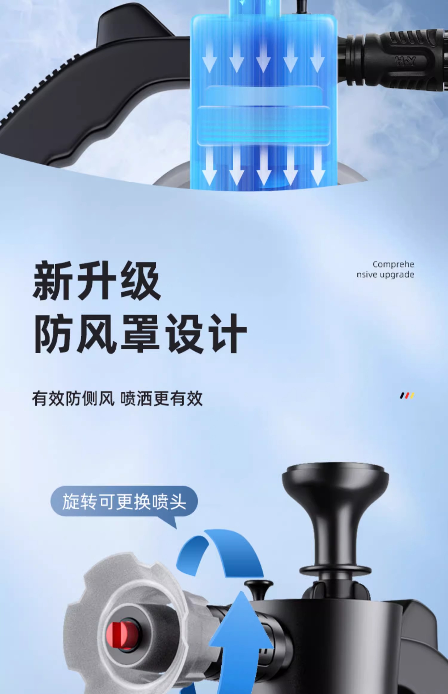 Car Wash Foam Sprayer Car Wash Liquid Special Tool PA High Pressure