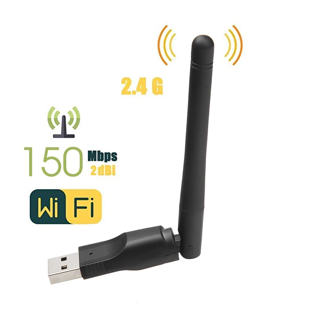 USB сетевая карта беспроводная антенна Wi-Fi 2 дБ WiFi-приемник компьютерная беспроводная сетевая карта Универсальная беспроводная сетевая карта