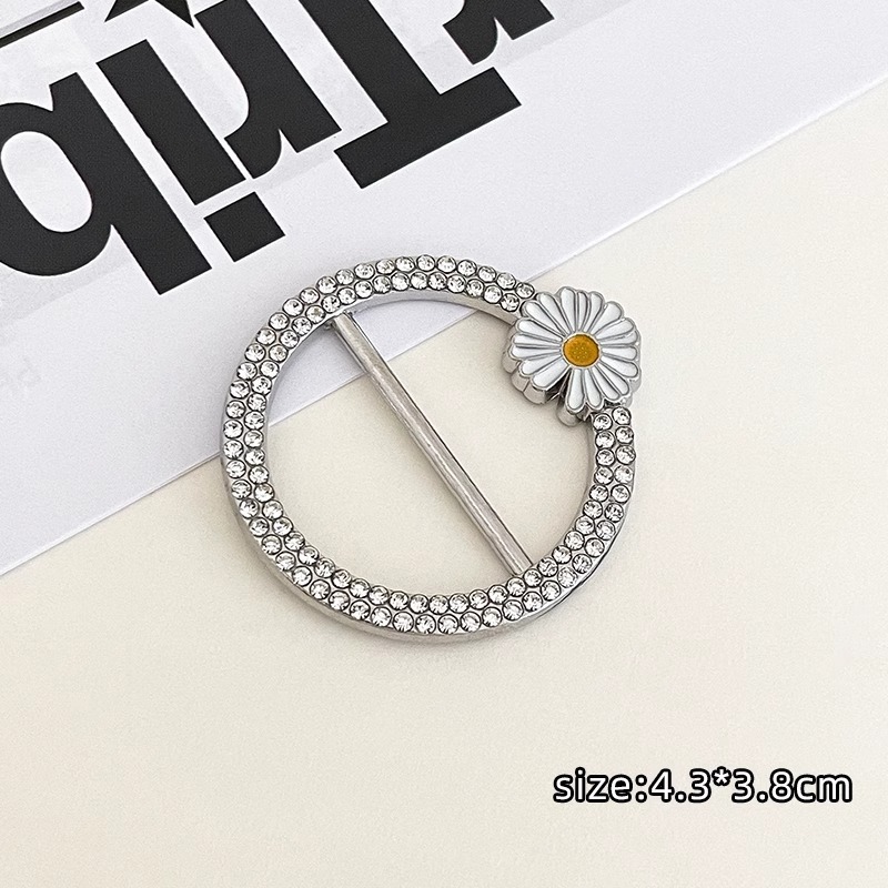 Otoño e invierno lana abrigo bufandas de seda botón camisa de alto nivel flotante bufandas fijas botón simple mujer multifunción botón de nudo