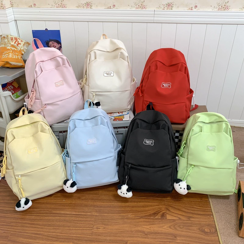 Cute fresh school bag for leisure, capacious backpack, 2023, Korean style, wholesale