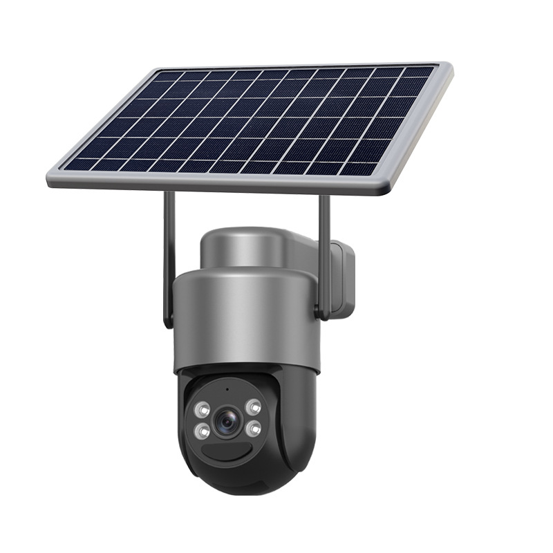 WiFi inalámbrico al aire libre / 4G monitor HD al aire libre cámara de vigilancia solar de visión nocturna a todo color