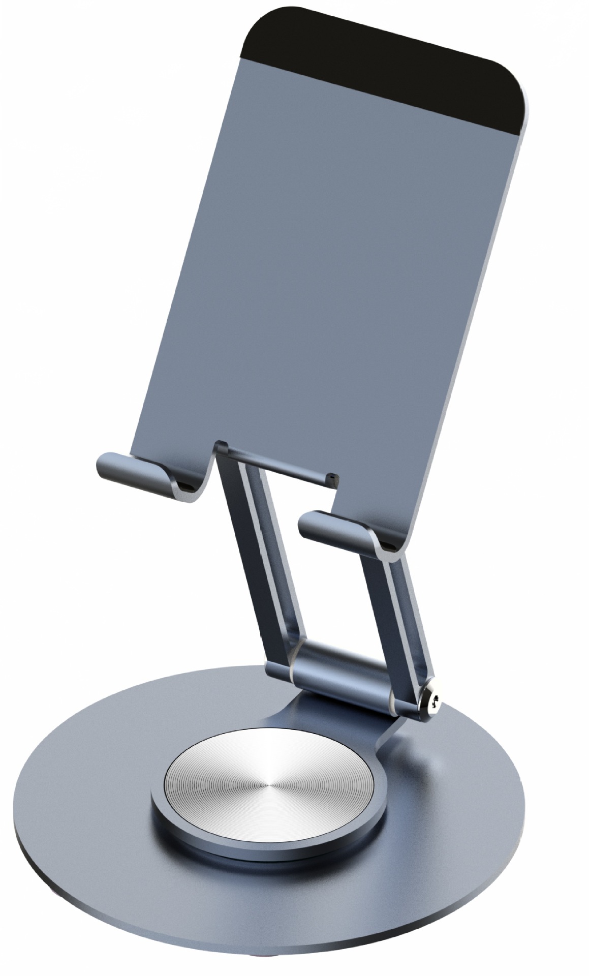 Nuevo soporte de teléfono móvil de aleación de aluminio Escritorio 360 ° giratorio retráctil portátil escritorio perezoso tableta soporte en vivo