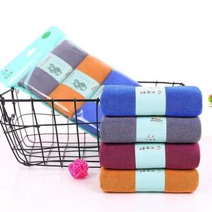[4P right angle tea towel] absorbent thick tea cloth microfiber lint-free soft skin