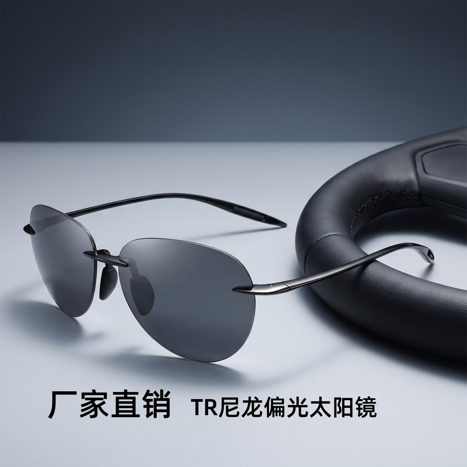 3618 Factory Direct Sales Men's Nylon Polarized Sunglasses Fashionable Sunglasses Anti-Ultraviolet Driving Glasses
