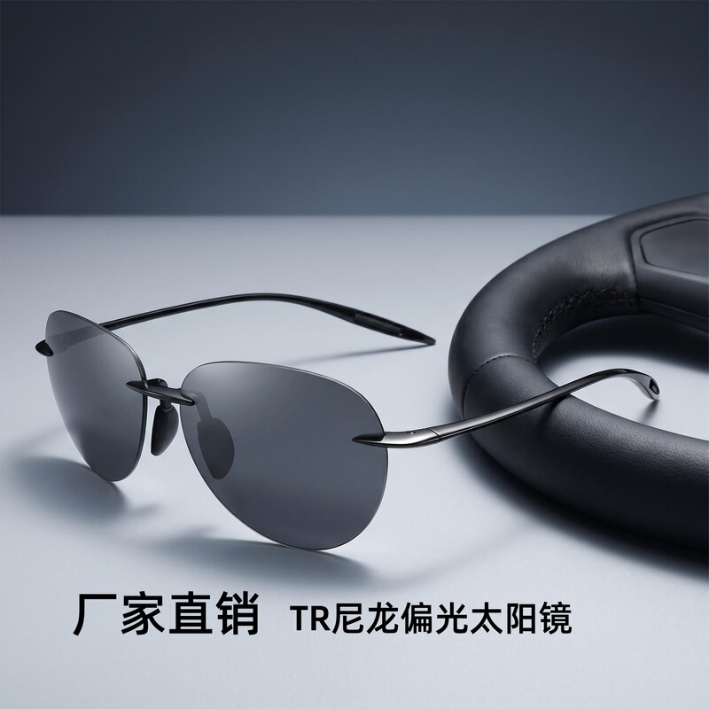 3618 Factory Direct Sales Men's Nylon Polarized Sunglasses Fashionable Sunglasses Anti-Ultraviolet Driving Glasses
