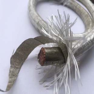 100 square 12000 strands fire resistant high temperature double Mica Glass Fiber Braided wire enameled wire wholesale