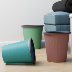 厚い大型ゴミ箱家庭用高級感レストランキッチントイレ用ゴミかご蓋なし寮ゴミ捨て筒