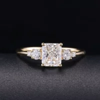 1 карат 18K золотое кольцо с бриллиантом, ювелирное изделие с индивидуальным дизайном, универсальный стиль, с сертификатом IGI, золотое кольцо