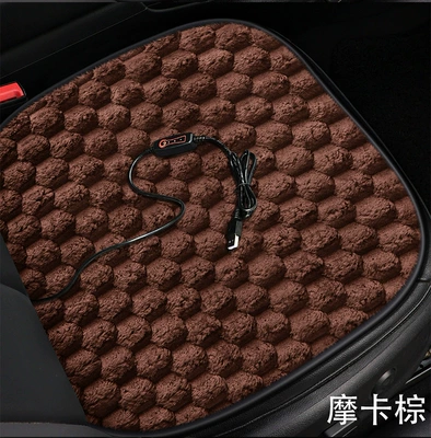 Thickened Multifunctional Small Square Cushion – Multi-function pad - universal-wm-tortoiseshell-pattern-mocha-brown-usb
