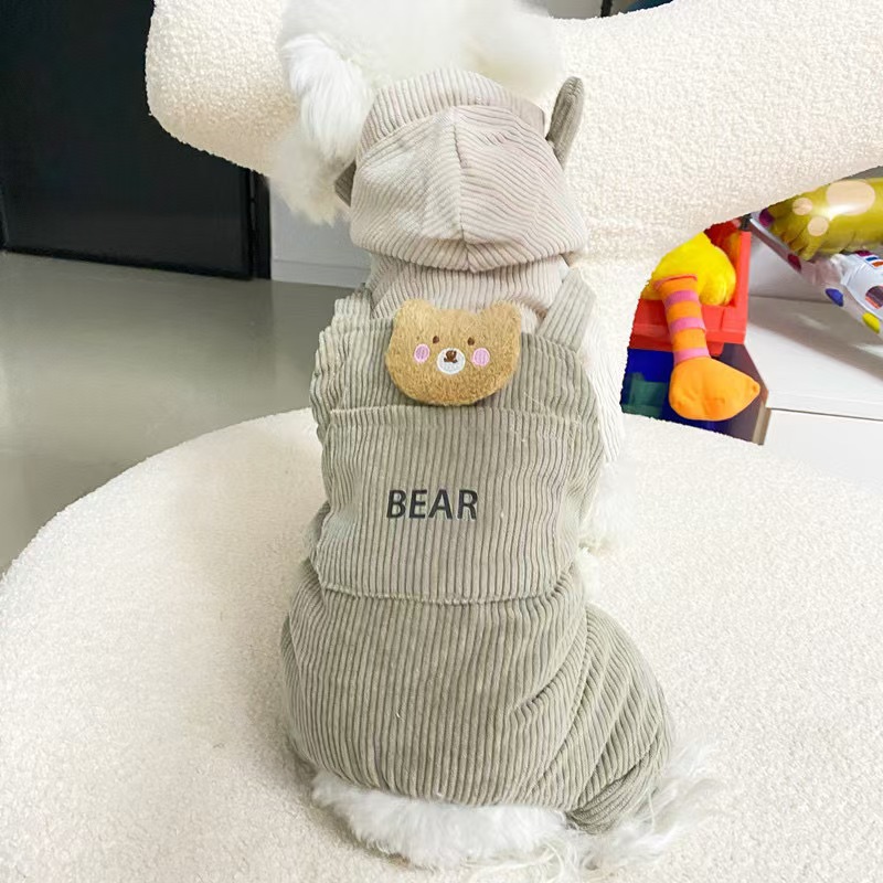 그레이 포켓 코튼 코트