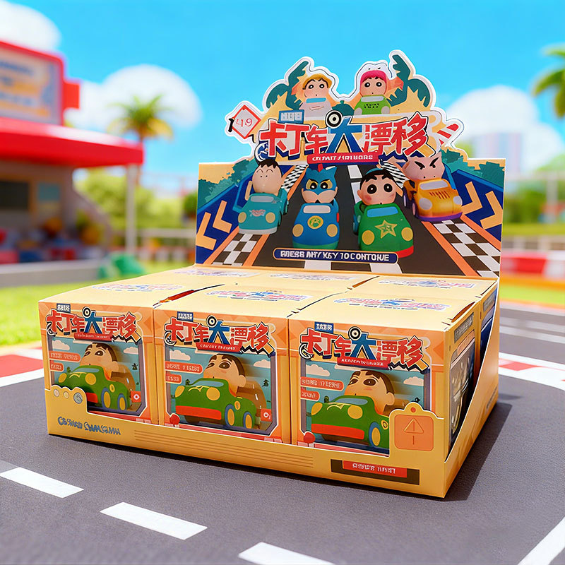 Crayon Shin-chan Kart Drift Series Ornaments-Full Box of 6