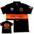 Full embroidered halloween pumpkin head