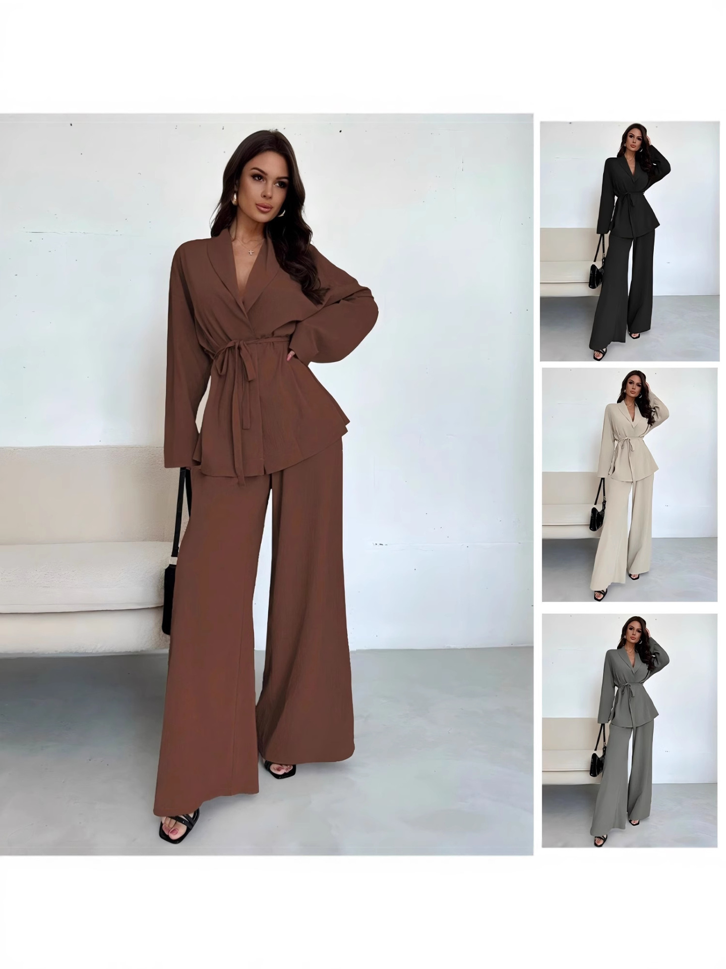 demi-season fashionable elegant long-sleeve