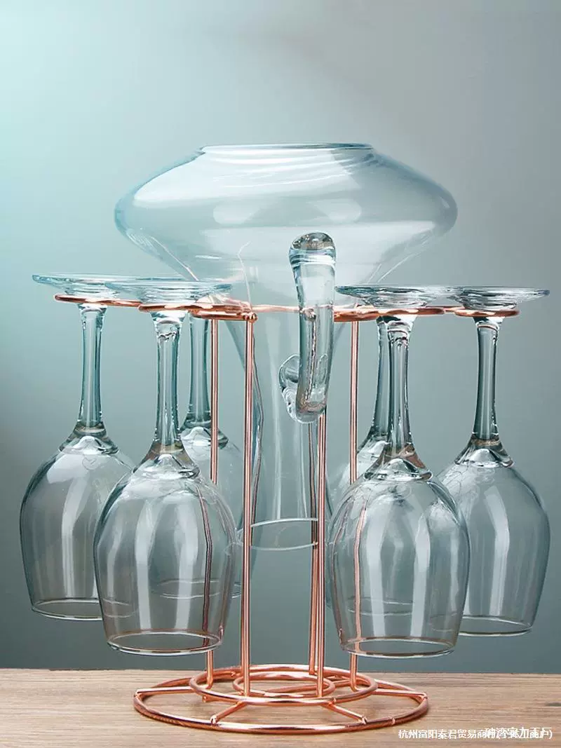 Декантер для вина, хранилище для винного шкафа, подставка для бокалов для красного вина, встроенный бытовой кронштейн, железные украшения вверх дном.