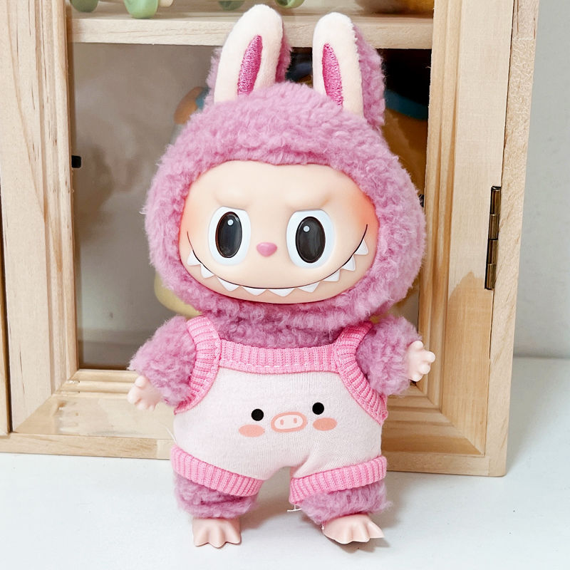 スポットバブルビニール人形ラブブ服着せ替えラブブペンダントかわいい超かわいい人形|undefined