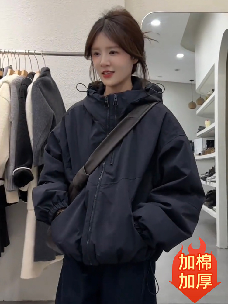 블랙 [두꺼운 누빔]