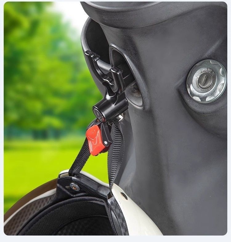 Electric scooter helmet hook, universal storage hook for securing helmets, front-mounted fixed bracket, battery-powered scooter helmet lock