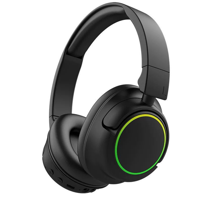 New private model header -dressed Bluetooth headset wireless entertainment music glowing headset ANC noise reduction function portable