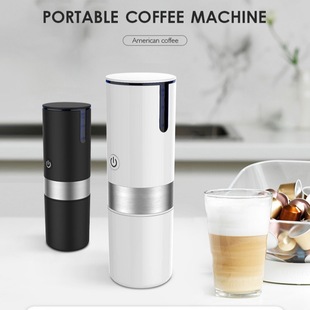 Foreign trade outdoor small portable mini electric coffee machine office household coffee powder capsule Universal Machine