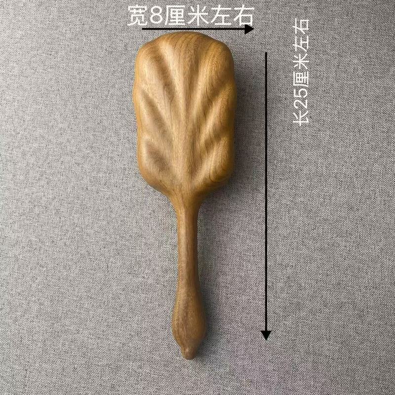新しい中国式の家庭用の大きいサイズの女性の木の櫛の大きい板の櫛のエアクッションの櫛の気嚢の櫛の檀木の櫛のマッサージの櫛の順髪の櫛|undefined