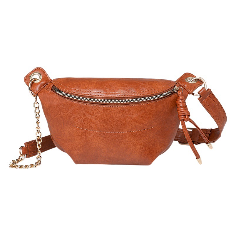 Bolso pequeño para mujeres 2023 nueva moda francés nicho de alto grado estilo occidental cadena pecho bolsa ins todo partido hombro cintura bolsa de moda