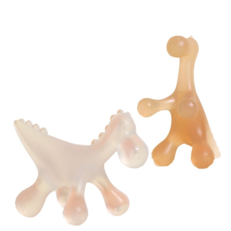 Inglés tarjeta fuente fábrica de bebés dinosaurios mordedura Leco hervido de calidad alimenticia diente de silicona