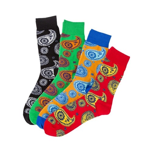 Autumn and winter new fashion trendy socks casual jacquard totem ethnic style stockings skateboard socks wholesale