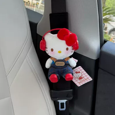 Classic Hello Kitty Headphone: Seat belt shoulder pad