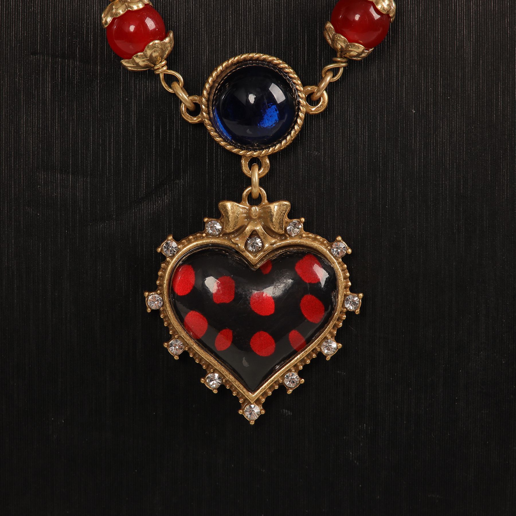 retro fashionable elegant antique black enamel