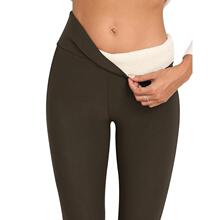 N 45810 Fleece Lined High Waist Leggings ���޸�����׿�