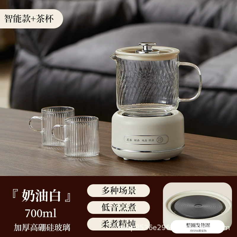 Стеклянный чайник здоровья для офиса Small офисный чайник MiniFlower Tea Booth heating чайник касса Новый год подарок