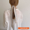 Headband, advanced scarf, ponytail to go out, hair accessory with bow, high-quality style