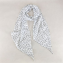 韩版波点丝巾印花高级百搭配饰系脖女2025年新款发带时尚长条围巾