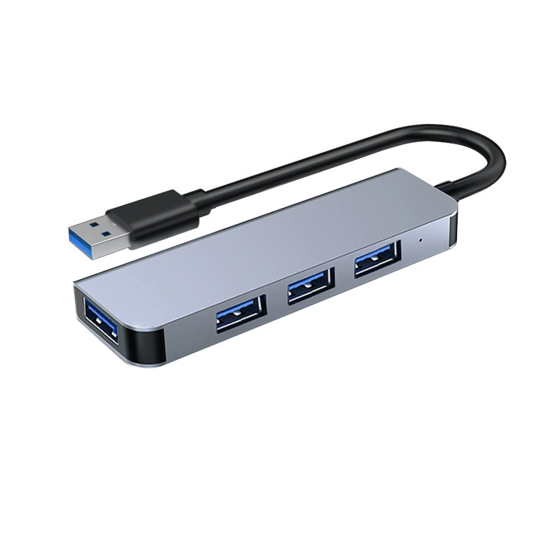 USB3.0 хаб, USB расширитель 4 в 1, алюминиевый многофункциональный удлинитель