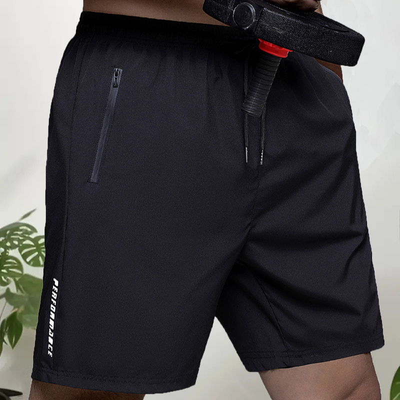 European and American Size Men's Shorts, Quick-Drying, Beach Running, Breathable, Five-Point Shorts, Fitness, Casual, Sports, Leisure