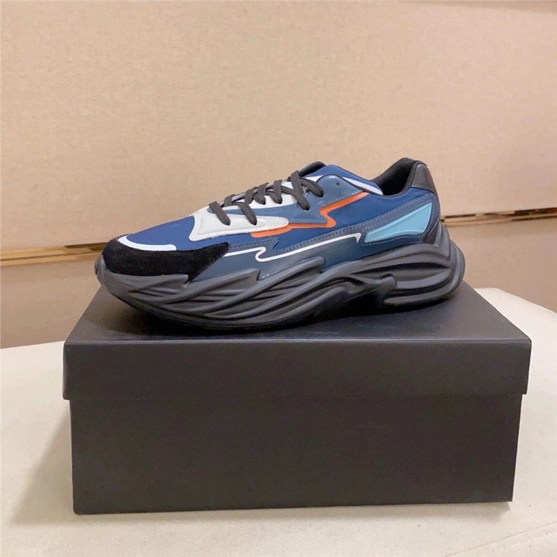 Европейская мужская обувь 2024, новые туфли на толстой подошве на шнуровке, мужская универсальная легкая повседневная спортивная обувь в тон, мужская обувь для папы