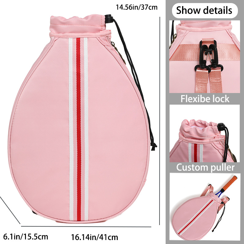 Bolsa de tenis de venta caliente transfronteriza de alta capacidad independiente zapato compartimento bolsas de pelota de alto valor de cara de mujer bolsas de bádminton de hombro