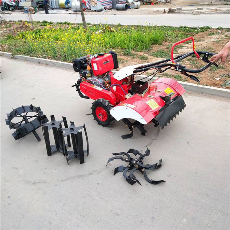汽油旋耕機  家用小型微耕機  手扶直連田園管理機