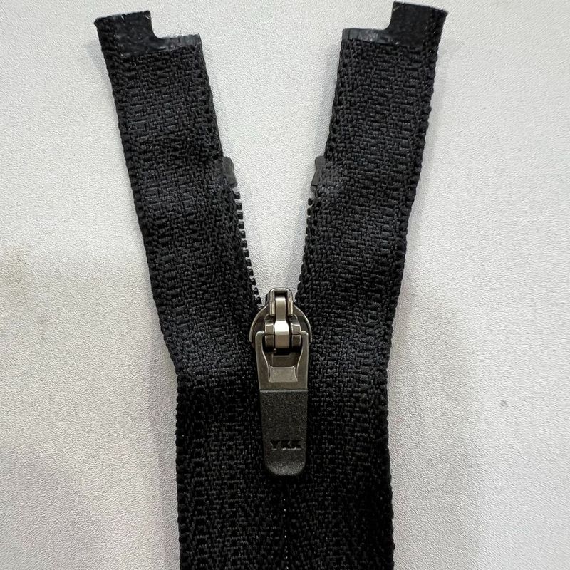 YKK3号尼龙拉链反装开尾拉链皮肤衣速干衣专用黑色白色拉链批发|undefined