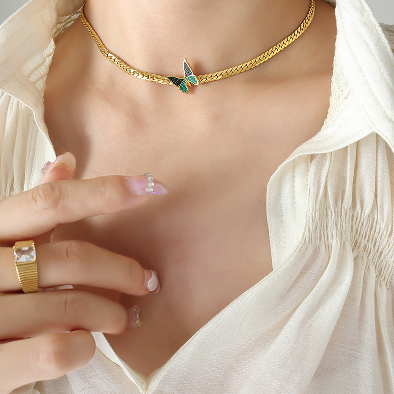 Brand fashionable design universal necklace stainless steel