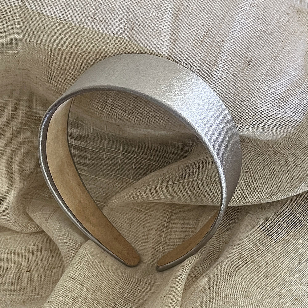 4cm silver headband