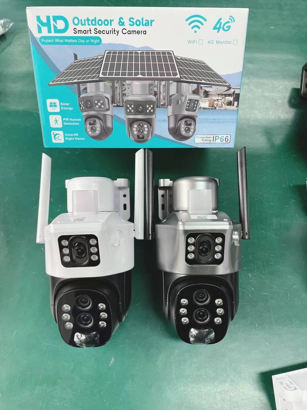 V380太阳能监控器360度手机远程室外夜视全景家用高清10