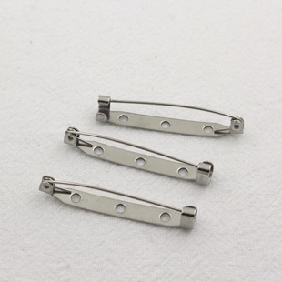 316 Stainless Steel 38mm Simple Buckle Pin Brooch Pin Titanium Steel Stainless Steel Jewelry Accessories Material