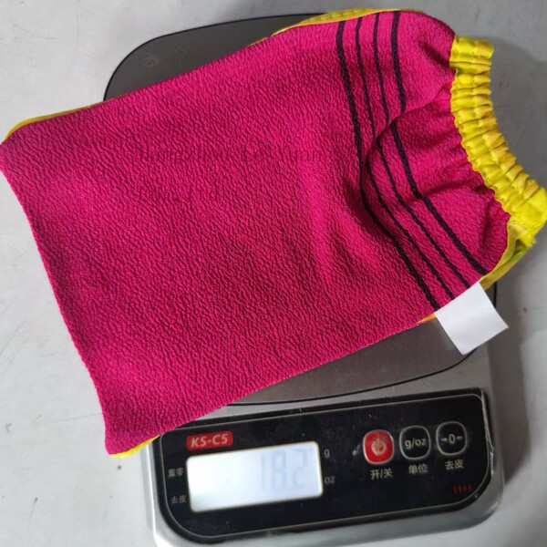 double-layer gloves for bathing