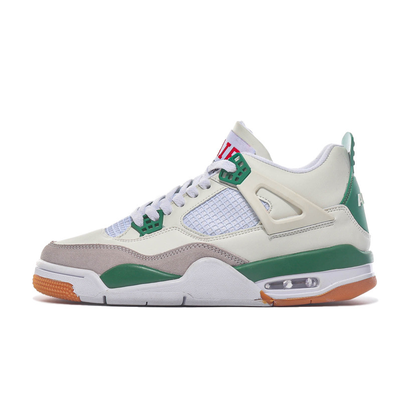 Zapatos de baloncesto Putian puros originales AJ4 amarillos hembra rojo trueno macho AIR negro gatos zapatos de hombre zapatos de mujer zapatos deportivos