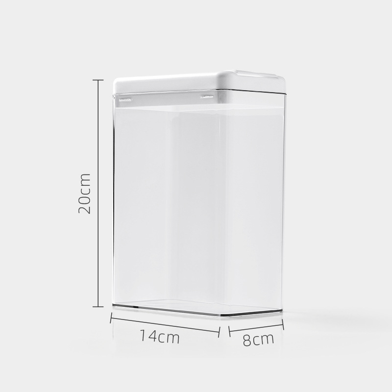 Japanese Grain Jar Plastic Transparent Sealed Moisture-proof Andect-proof Kitchen Grain Jar Snack Dried Fruit Storage Jar