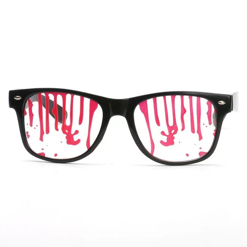 Pegatinas gafas de agujero de alfiler personalidad retrógrada clavos de arroz gafas de sol gafas de agujero de moda cool gafas de fiesta cuadrada