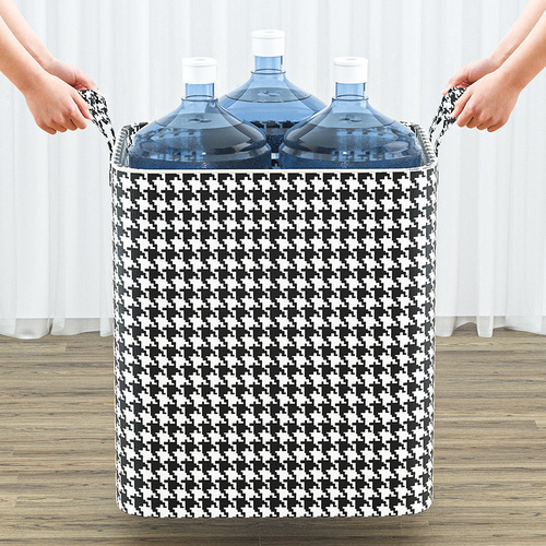 Birdcage Pattern Clothing Storage Bag Moving Packing Bag Large Capacity Clothes Waterproof Moistureproof Non-woven Organization Bag