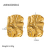 Earrings stainless steel, design accessory, Amazon, 750 sample gold, wholesale